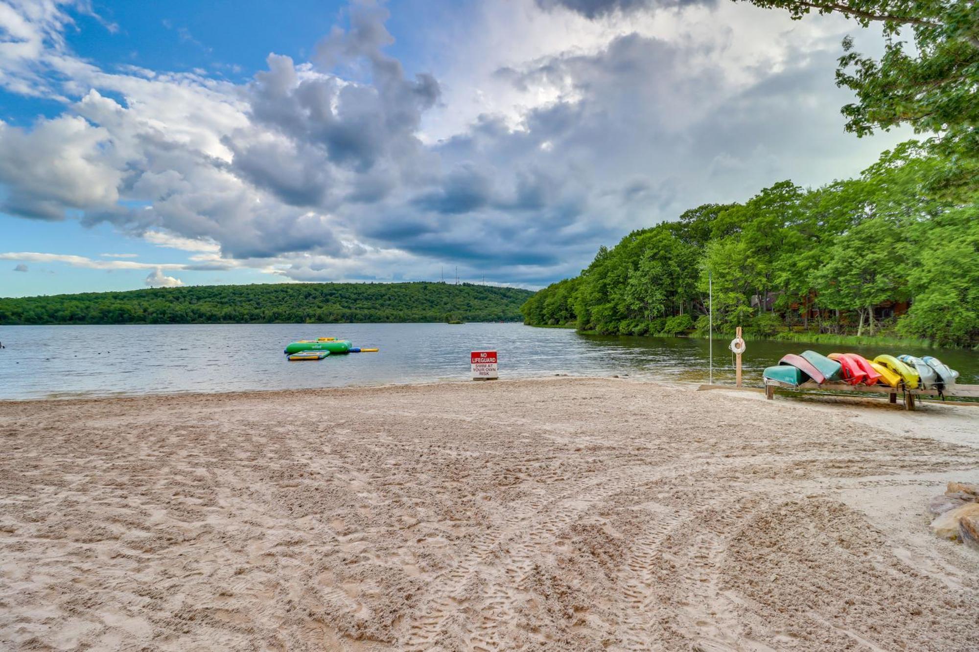 Lake Harmony Home About Half Mi To Big Boulder Mountain Luaran gambar